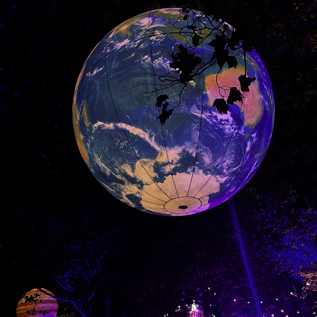 Bezoek aan het lichtfestival