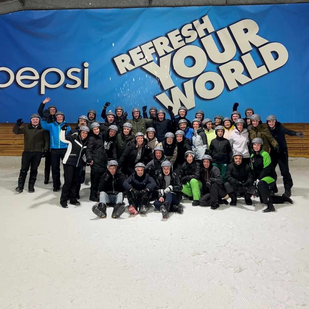 Teamuitje naar SnowWorld